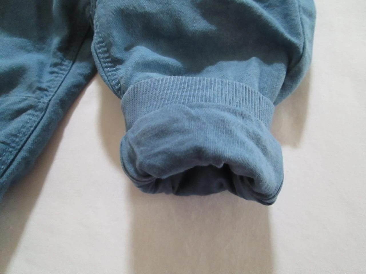 Obaïdi gewatteerde blauwe broek – photo 2